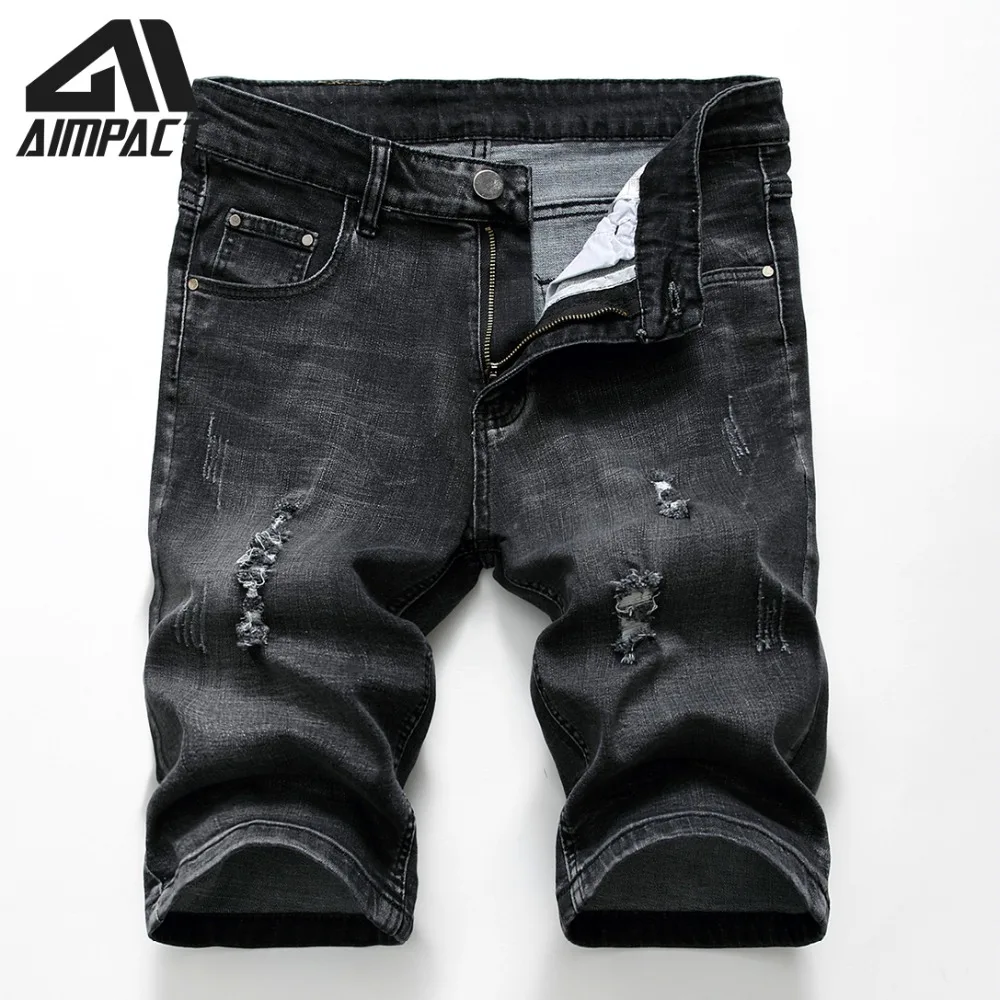 Винтажные джинсовые шорты для мужчин ковбой рваные джинсы мужские купания