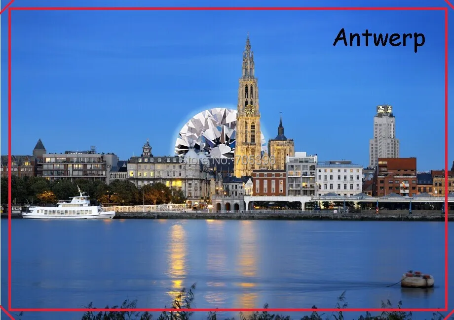 Декоративный подарок магниты для фото наклейки домашнего декора Бельгия