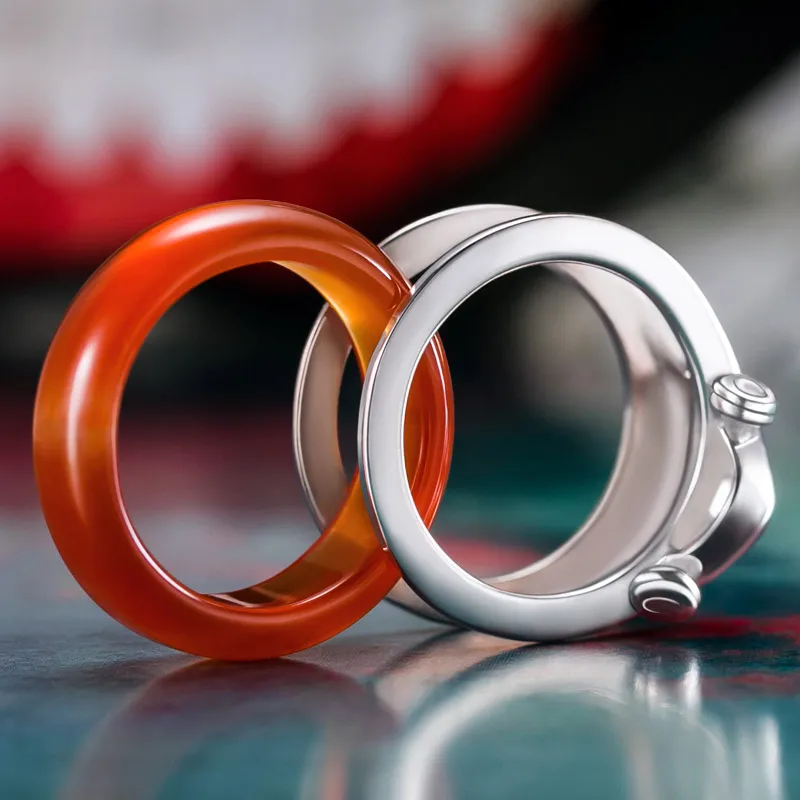 Кольцо из серебра 925 пробы с аниме Токийский Гуль канеки Кен|925 sterling silver|ring