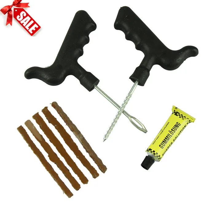 

Car Bike Auto Tubeless Tire Tyre Puncture Plug Repair Tool Kit Safety 5 Strip Dec27 Drop Ship