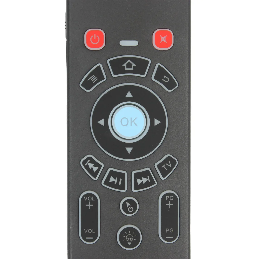 Fly Air Mouse T6 L 2 4 ГГц беспроводная мини клавиатура Blacklight и сенсорная панель для Android TV