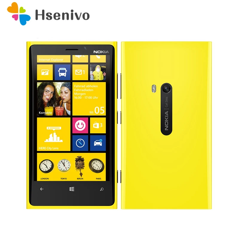 Nokia Lumia 920 Восстановленный Оригинальный 4 5 'Wifi NFC Gps 3 Гб 4G 32 Камера 8 Мп