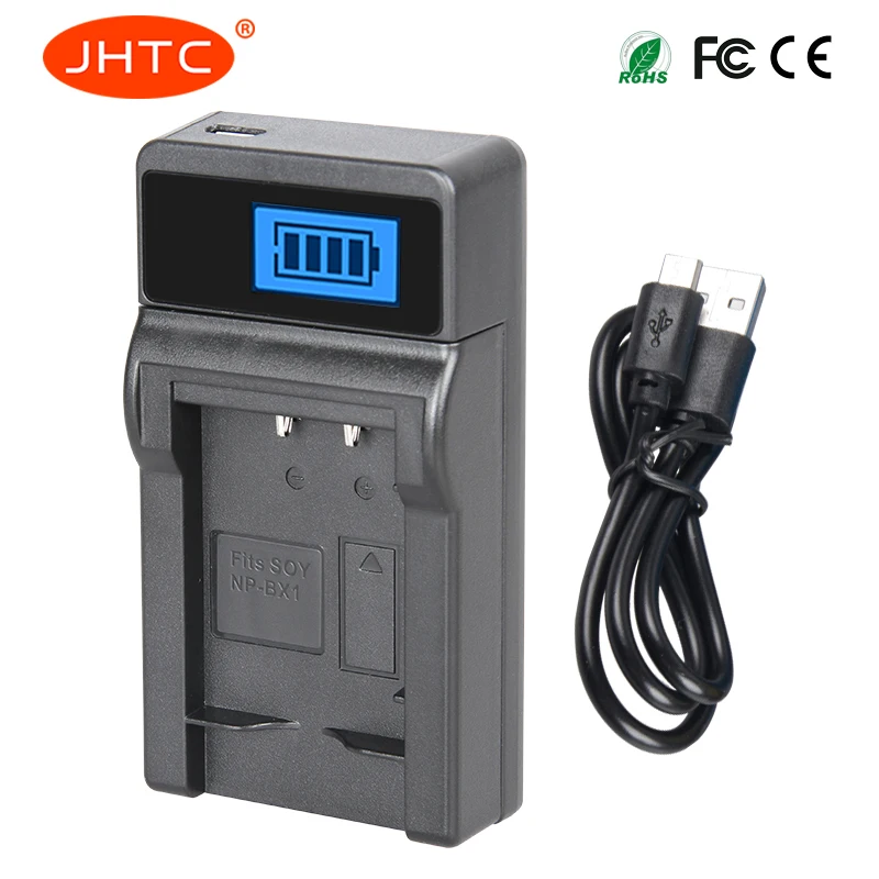 Зарядное устройство для аккумуляторов JHTC NP BX1 LCD USB Sony HDR AS200v AS20 AS15 AS100V DSC RX100 X1000V WX350