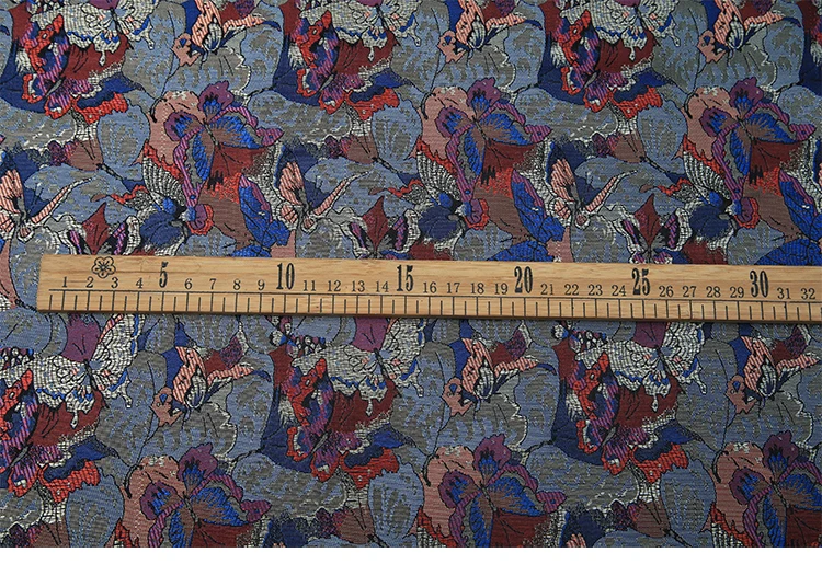 100x90 см бант бабочка стиль металлик жаккардовые ткани парчи 3D жаккардовая ткань