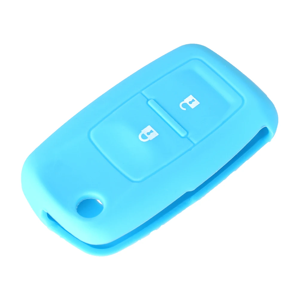 KEYYOU силиконовый чехол для ключей с 2 кнопками Vw Volkswagen MK4 Seat Altea Alhambra Ibiza Polo T5