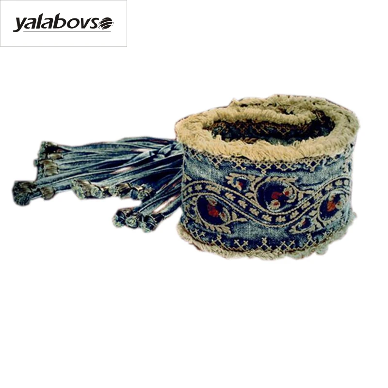 Женский ковбойский пояс с кисточками универсальный винтажный бахромой 80 см