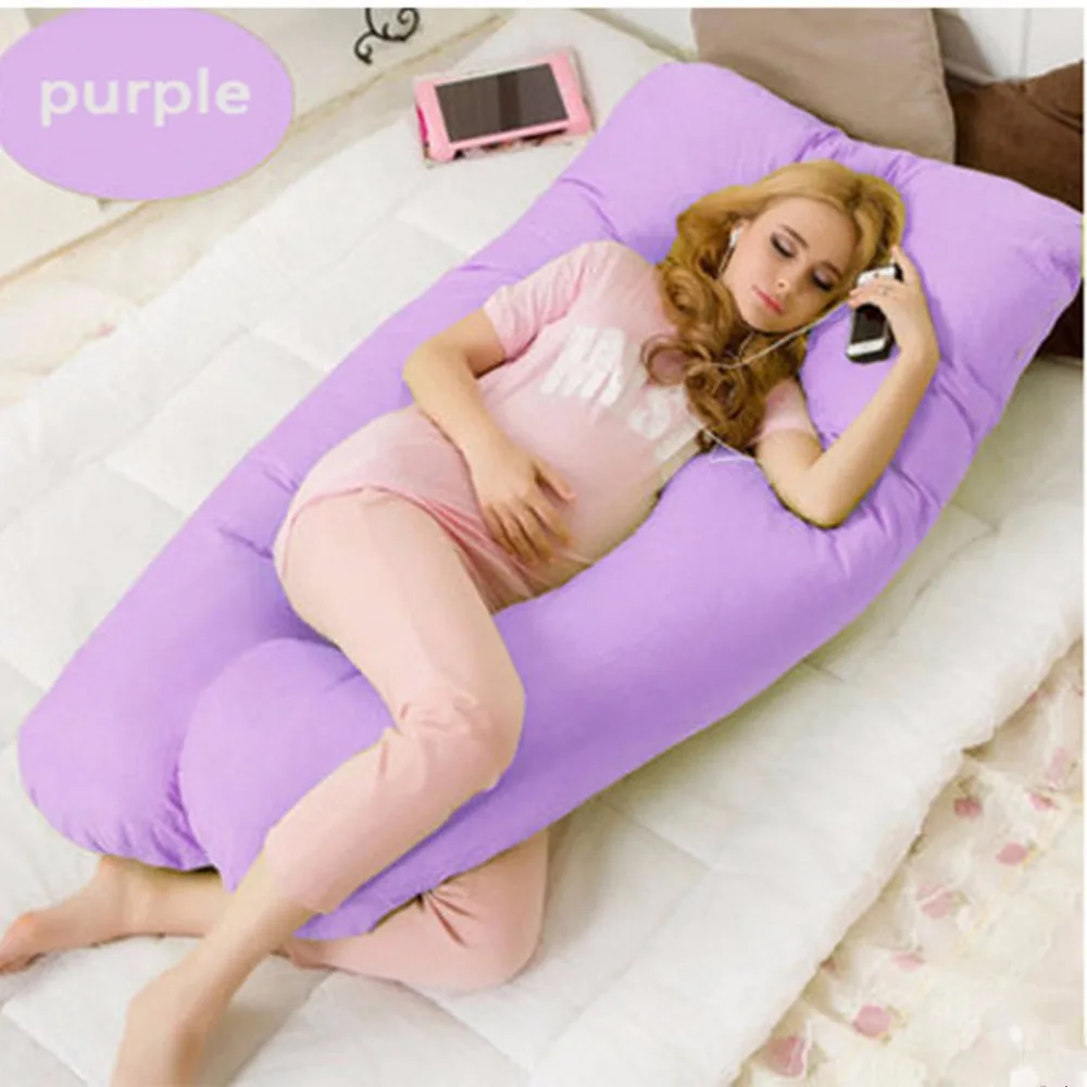 2019 U shape Maternity pillows pregnancy Comfortable Body pillow Women pregnant Side Sleepers cushion 130*70CM | Дом и сад - Фото №1