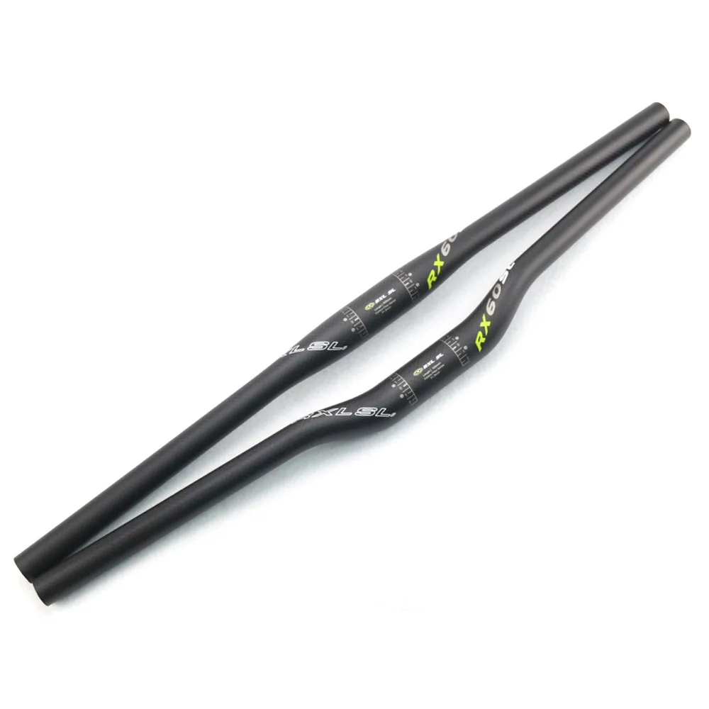 RXL SL ручки MTB 601-700 мм горизонтальный/ласточкообразный руль углеродный мотоциклетный руль 3K матовый 31,8 мм велосипедный руль