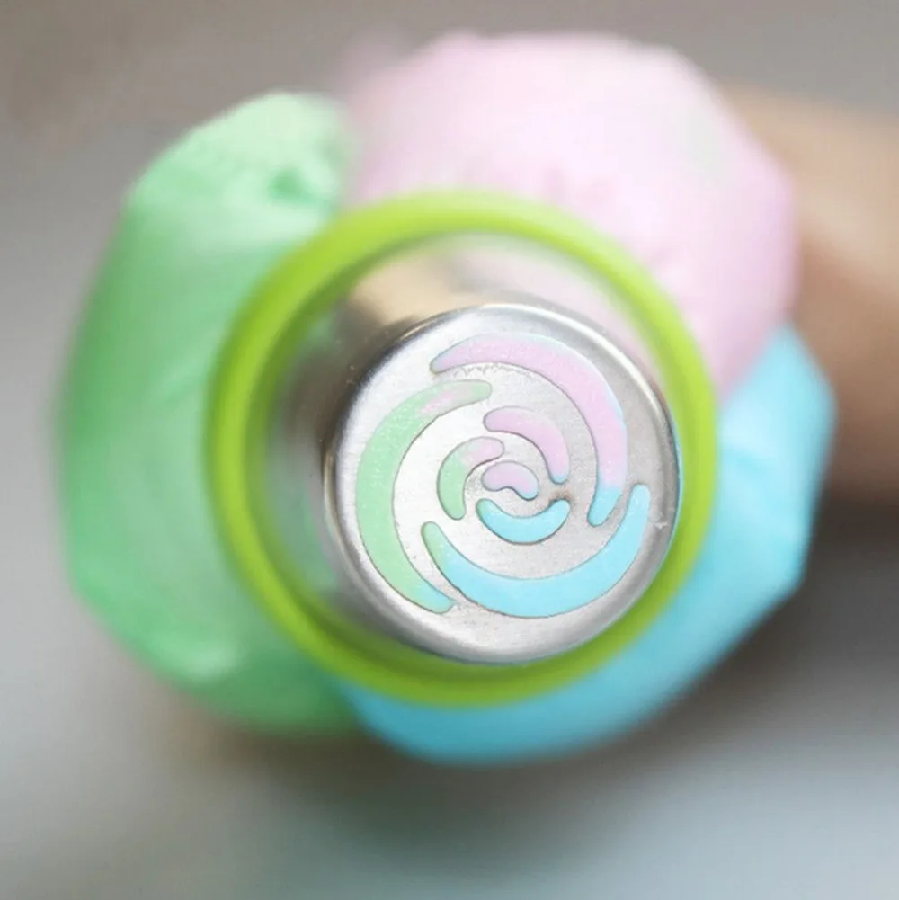 Полезный кондитерский мешок для глазури 3 вида цветов конвертер русских сопел