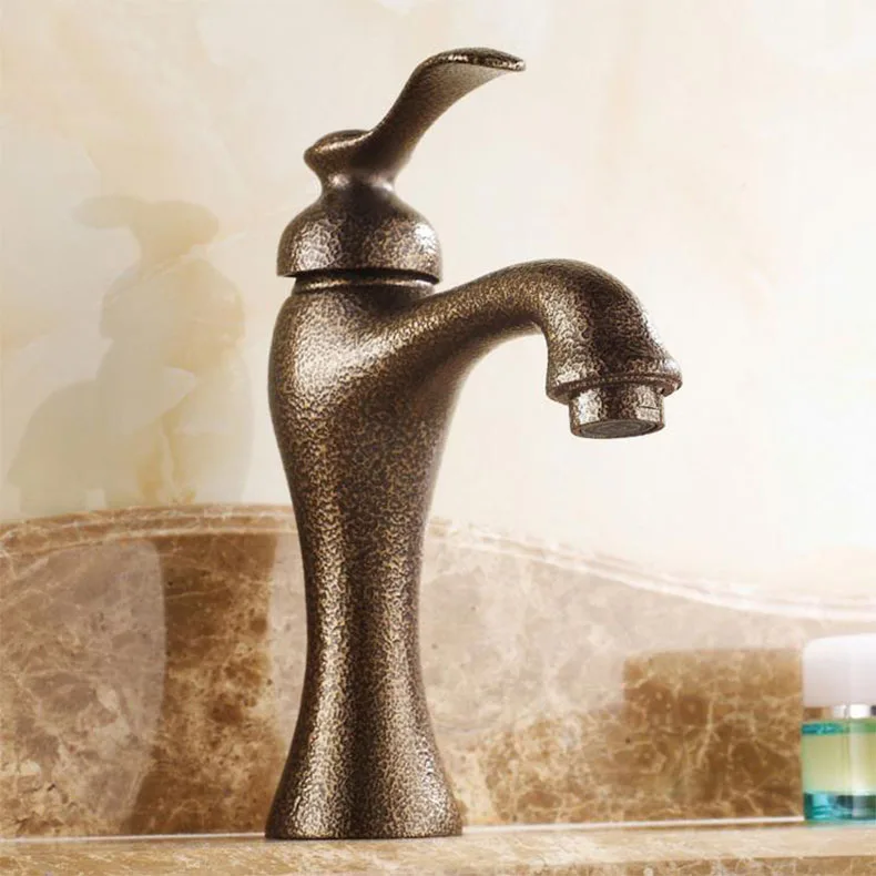 2017 новое поступление модный Римский бронзовый кран для раковины Твердый
