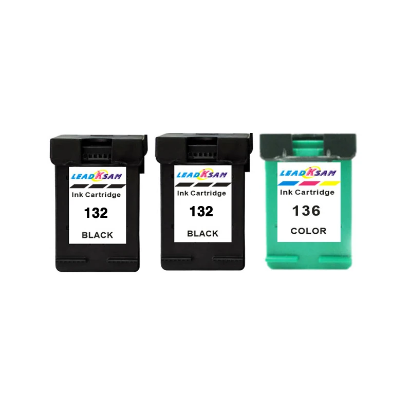 Картридж с чернилами 132 136 для hp hotosmart 2573 C3183 1513 Officejet 6213 PSC1513 | Компьютеры и офис