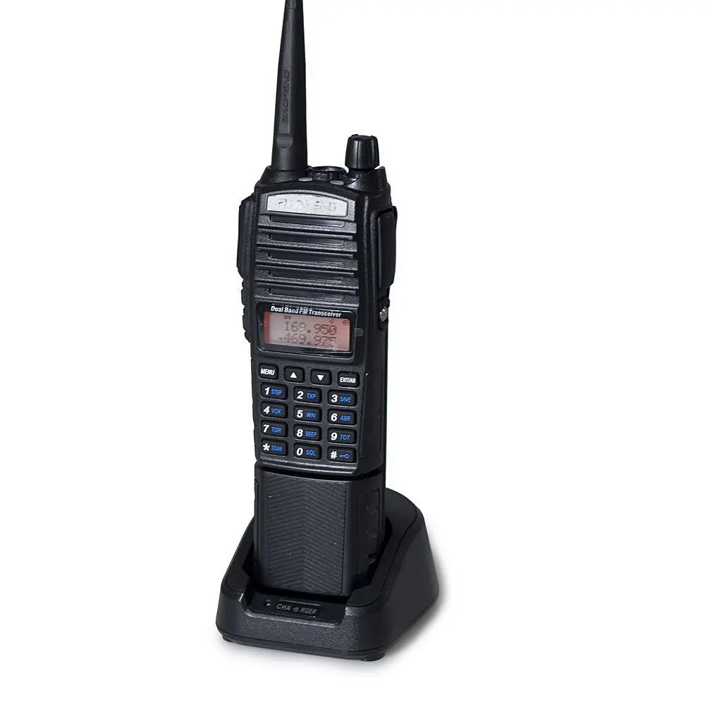 Baofeng UV-82 8 Вт мощная рация uv82 Двухдиапазонная+ NA-771 антенна+ программный кабель 10 км дальность действия UV 82 для охоты и пеших прогулок