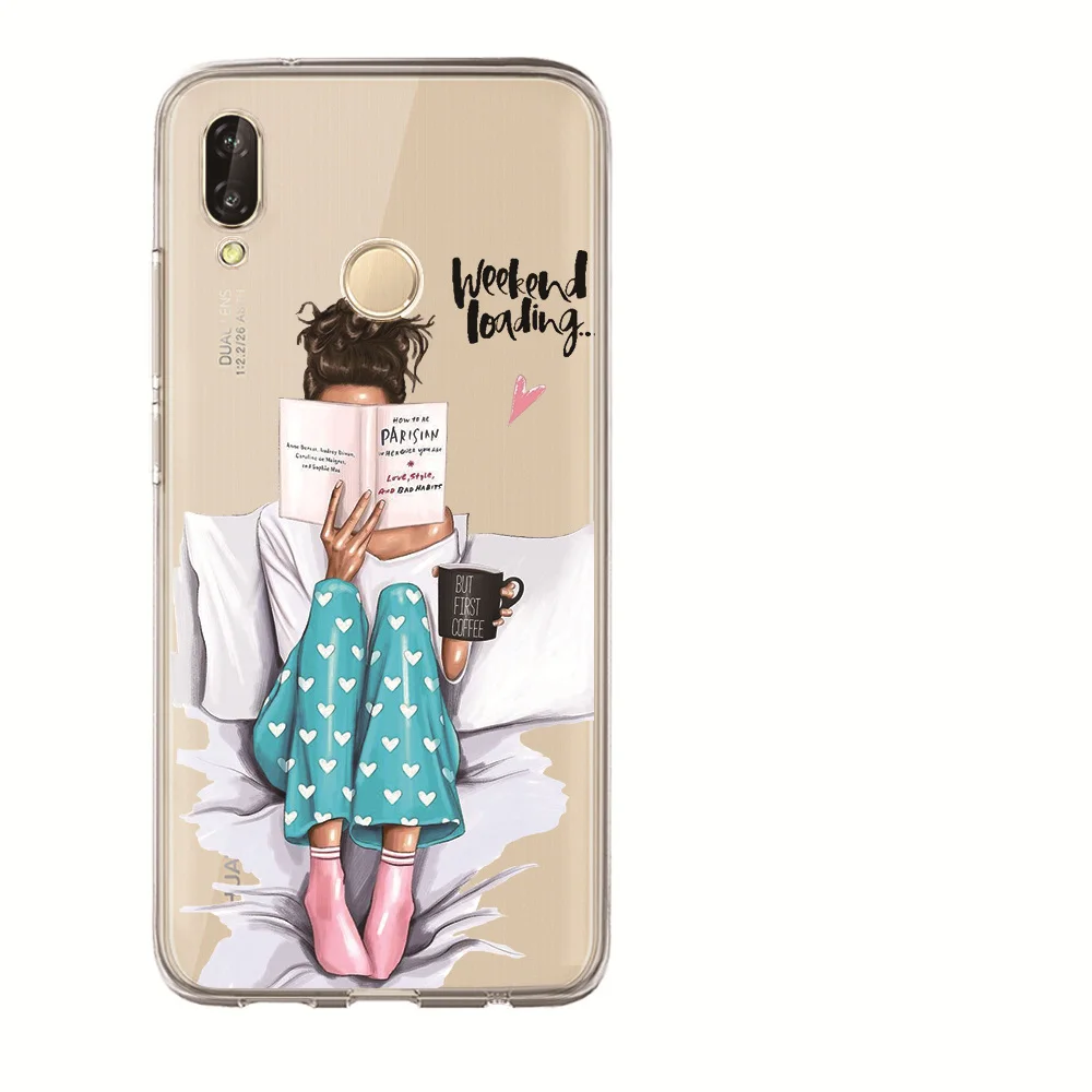 For Huawei Mate 20 Pro X Nova 2 P10 Plus P8 P9 Lite 2017 Honor 9 6A 10 Coque Etui Christmas Princess Girl Summer Phone Case |