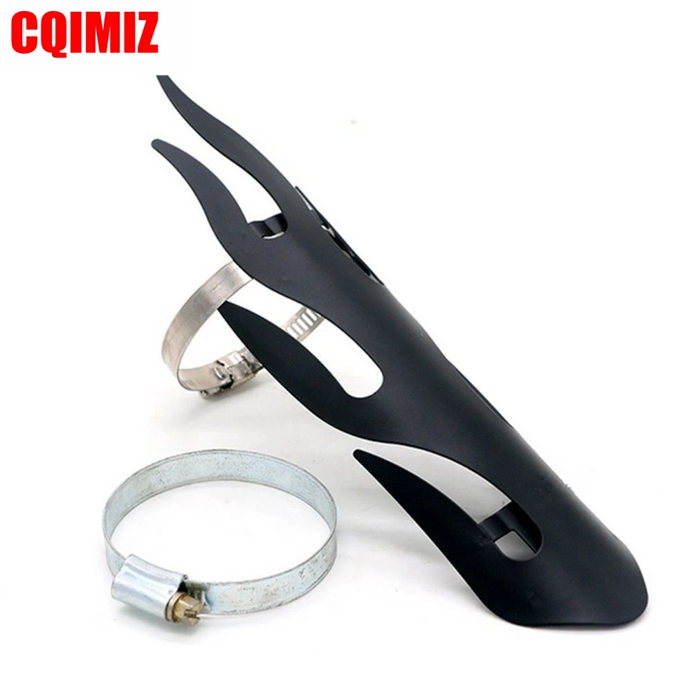 Черный 9 ''глушитель выхлопной трубы тепловой щит пламени крышка пятка защита