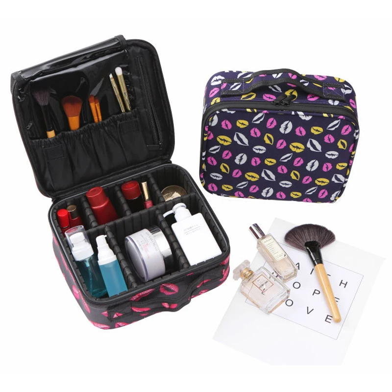 2019 Профессиональный органайзер для макияжа Для женщин Путешествия Красота