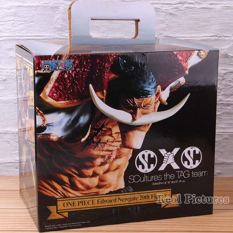 with retail box Аниме одна деталь скульптуры TAG Команда Эдварда Ньюгейта 20th Фигурка Статуя цельная белая борода фигурка Коллекционная модель игрушки - Цвет: with retail box