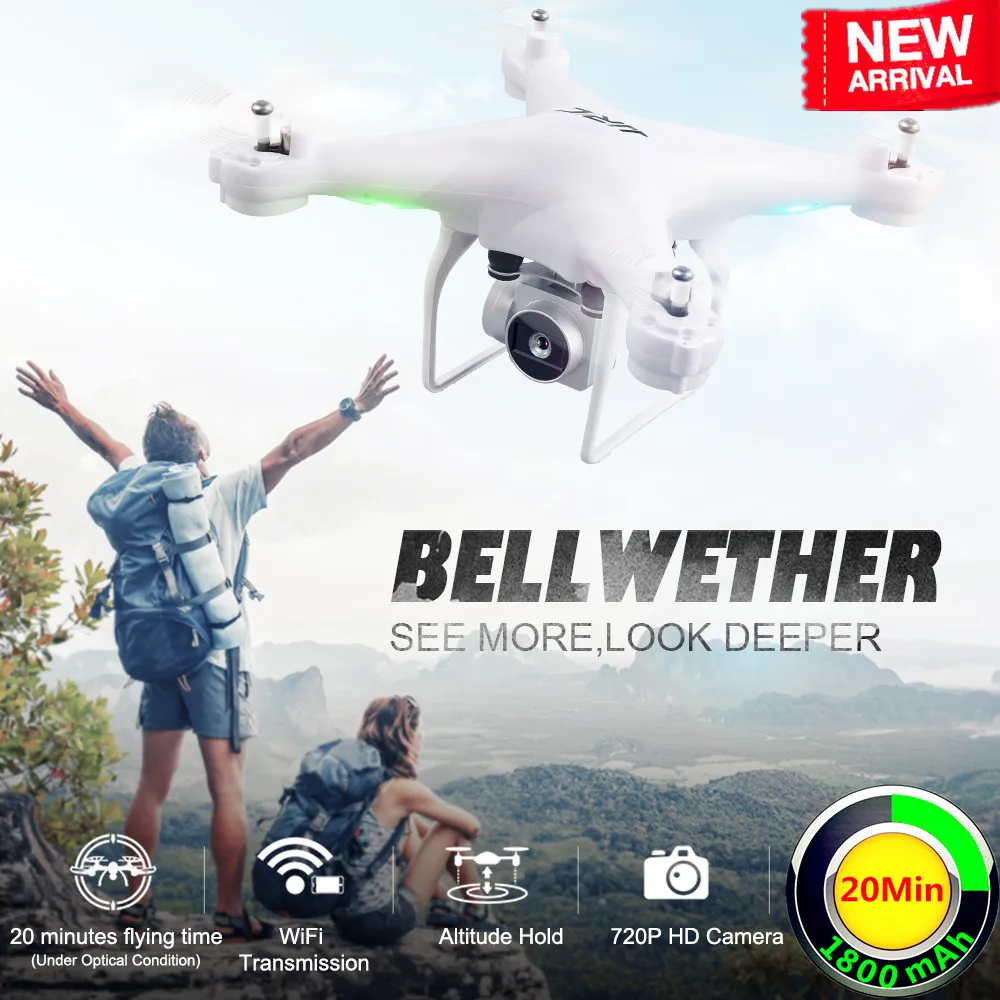 Фото JJRC H68 Дрон с камерой 720P WiFi FPV Квадрокоптер высота удержания Безголовый режим RC JJRC H68 Дрон с камерой 720P WiFi FPV Квадрокоптер высота удержания Безголовый режим RC