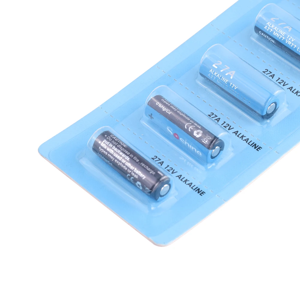 Soshine 12V 27A MN27 L828 щелочной Батарея E27 CA22 для Будильник-калькулятор пульт дистанционного управления Батарея RC часть 5 шт