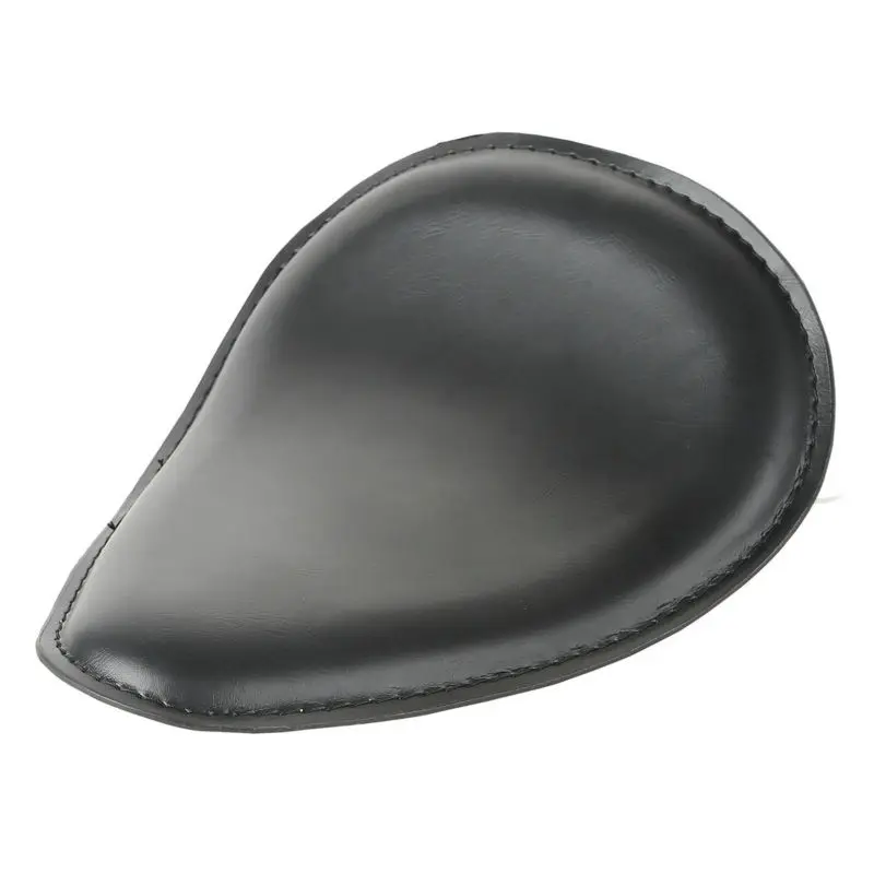 Черный Solo Seat W/Весенний Монтажный кронштейн комплект для Harley Kawasaki Honda Yamaha