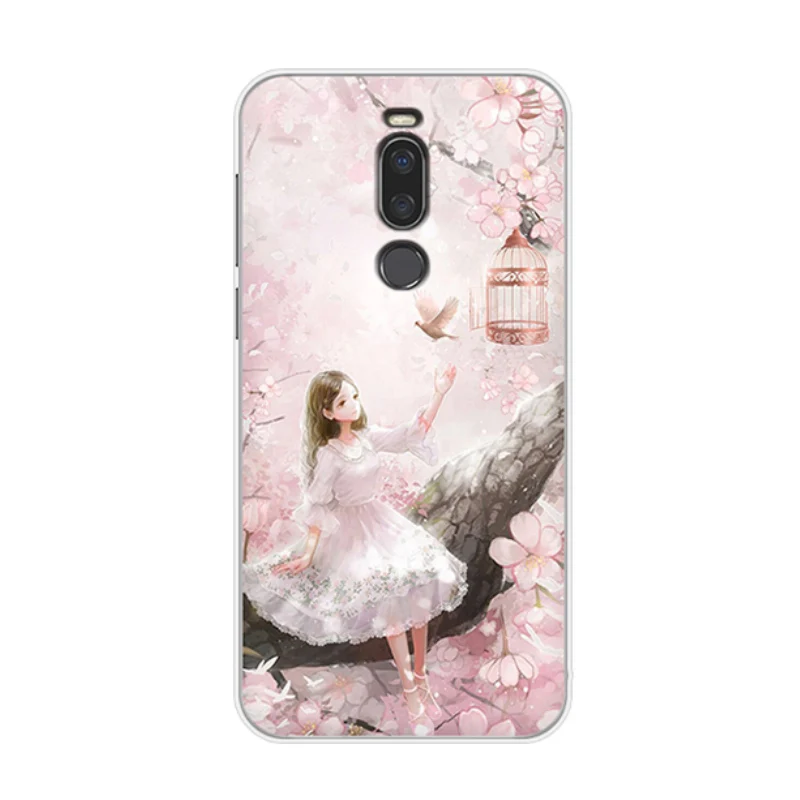 Чехол для Meizu M8, 5,7 дюймов, чехол, кошка, собака, животное, мультфильм, Мягкий силиконовый чехол из ТПУ для Meizu M8 M 8 M, чехол для телефона, чехол для MeizuM8