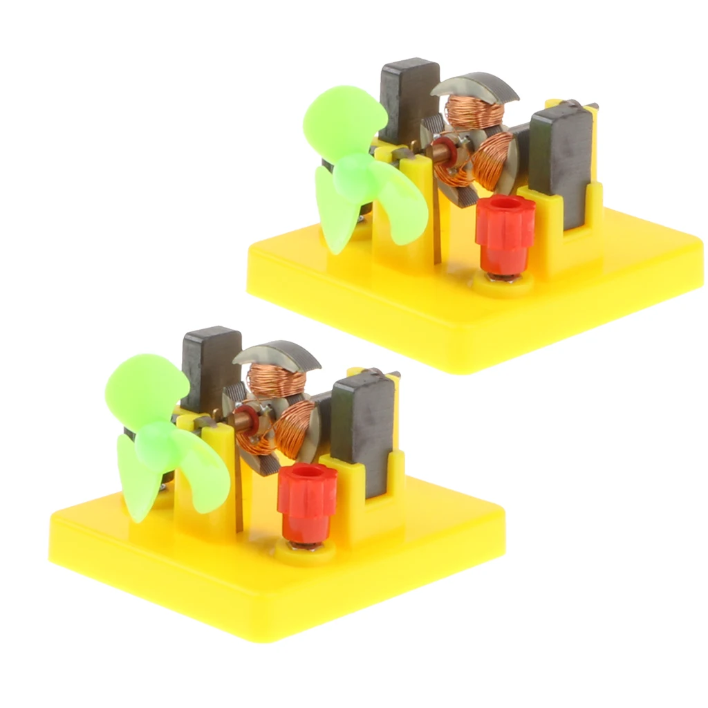 Сделай сам 2 шт Вентиляторный двигатель наука модель игрушка физика