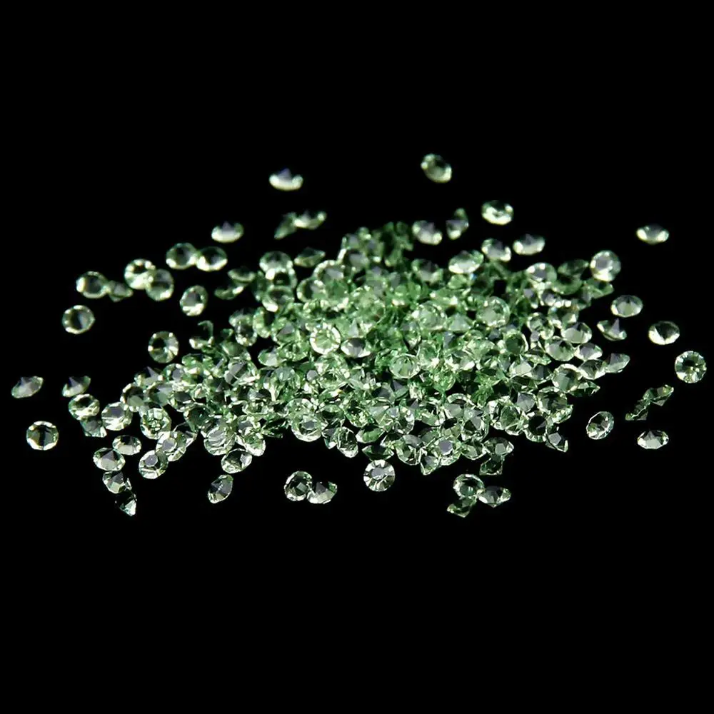 09 Peridot 1,1 мм 1440 шт новое поступление круглые кубические красоты блестящее стекло копия циркония камни класса ААА для 3D ногтей дизайн украшения - Цвет: 09 Peridot