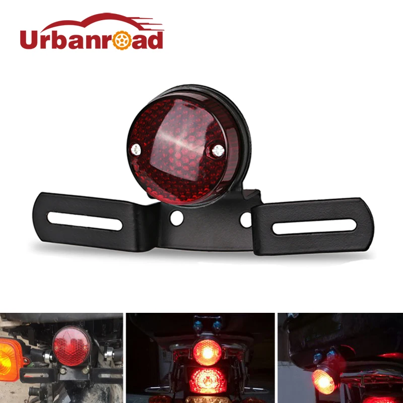 Urbanroad винтажный мотоциклетный задний фонарь для Bobber Harley универсальный