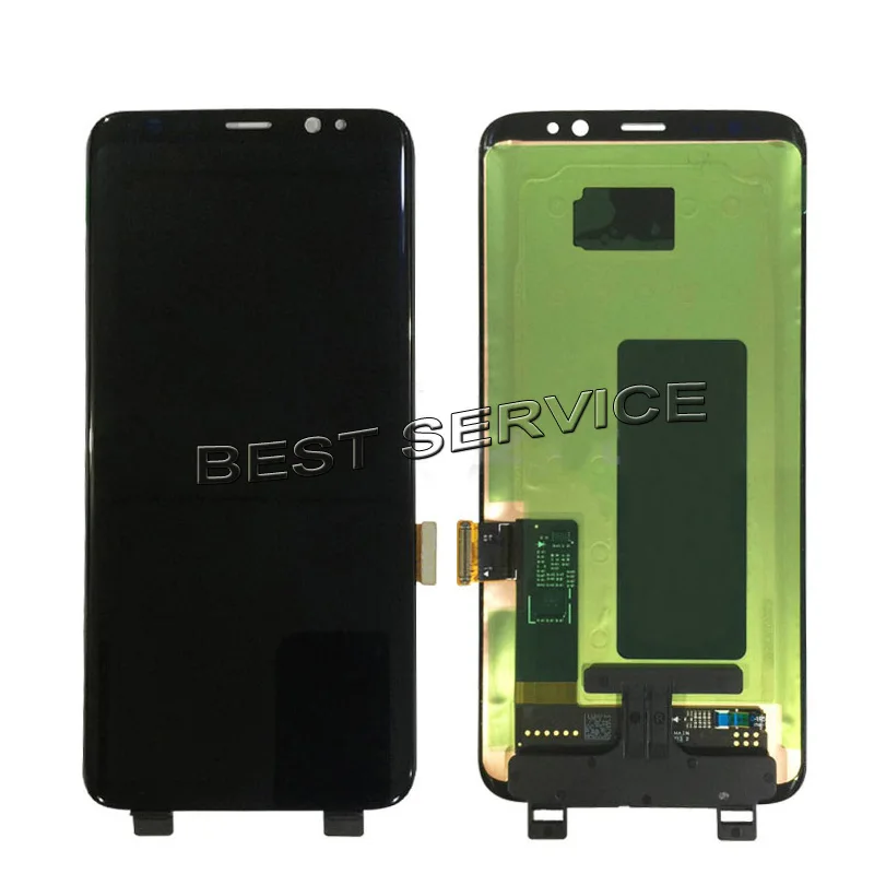 Без ожогов в тени Amoled LCD для Samsung galaxy s8 G950 G950F ЖК дисплей с кодирующий