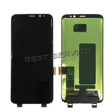 Без ожогов в тени Amoled LCD для Samsung galaxy s8 G950 G950F ЖК дисплей с