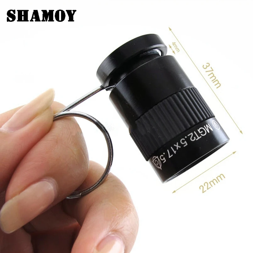 SHAMOY 17,5*2,5 микро большой палец телескоп ручной Мини карманный Монокуляр Бинокли поле очки HD один MG125