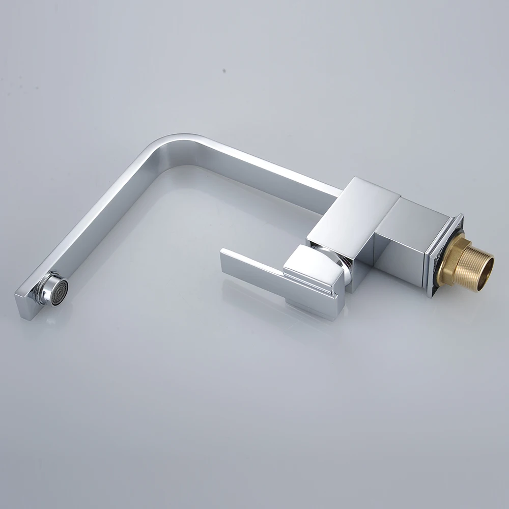 BAKALA 1 set Kitchen Faucet Cold and Hot Basin Faucets Modern Fashion Single Handle Waterfall Mixer Tap Taps B8053 | Обустройство