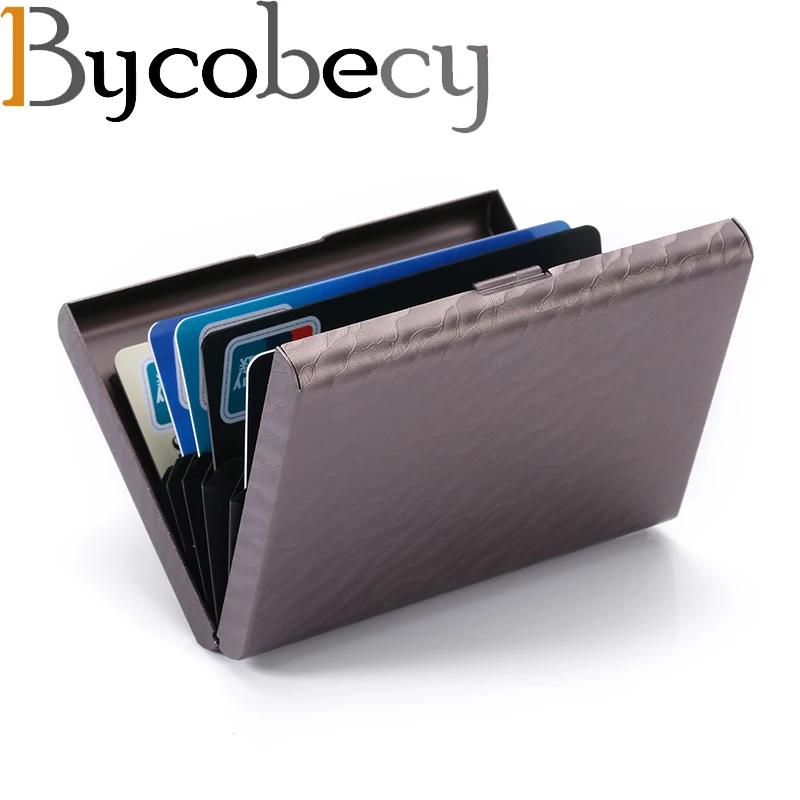 Умные мужские кошельки Bycobecy с технологией радиочастотной идентификации сумка