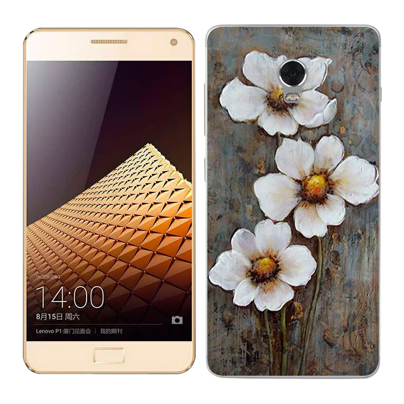 Чехол для телефона Lenovo Vibe P1 мягкая задняя крышка из ТПУ силиконовый чехол с