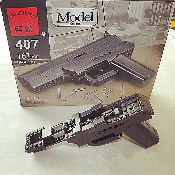 Набор строительных блоков для пистолета развивающая игрушка подарок детей|toy