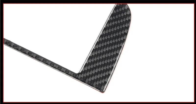 Car Styling For Audi A4 B8 A5 Carbon fiber Interior Navigation Panel Warning Lamp Frame Air conditioning Cover Sitcker RHD Right