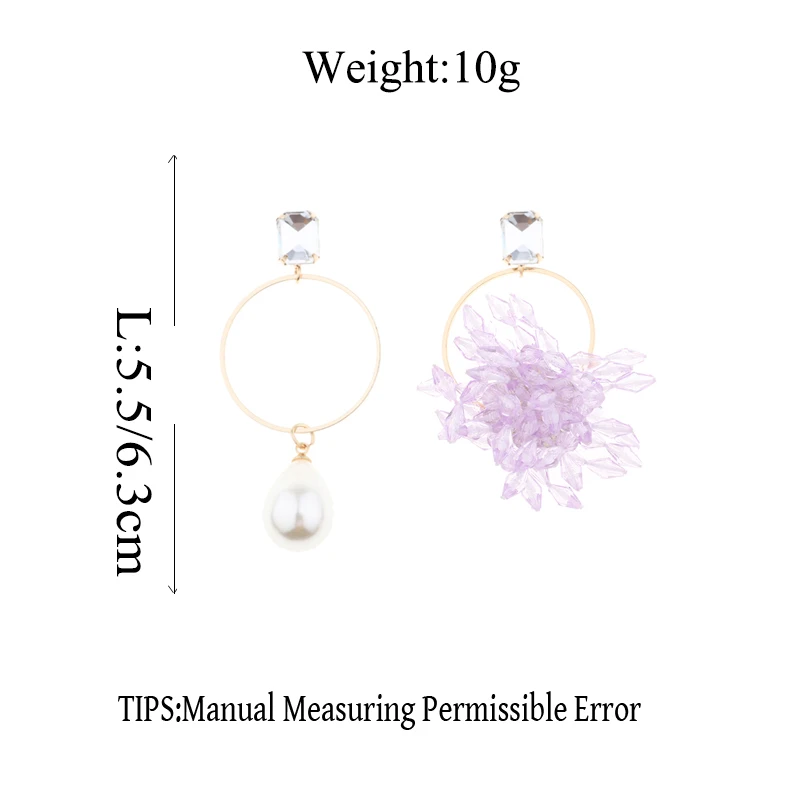 2018 ромбовидные серьги в форме цветка имитация жемчуга ювелирные изделия для