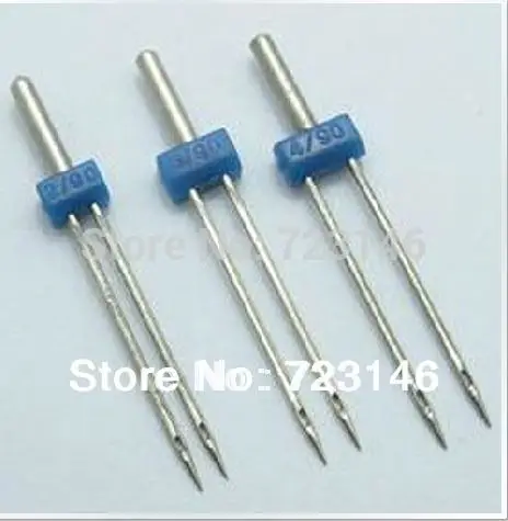 

2015 Seconds Kill Sale 10psc Circular Steel Twin Double Needle Size 2.0/90, 3.0/90, 4.0/90 Sewing Machine Needles Pins[210319]