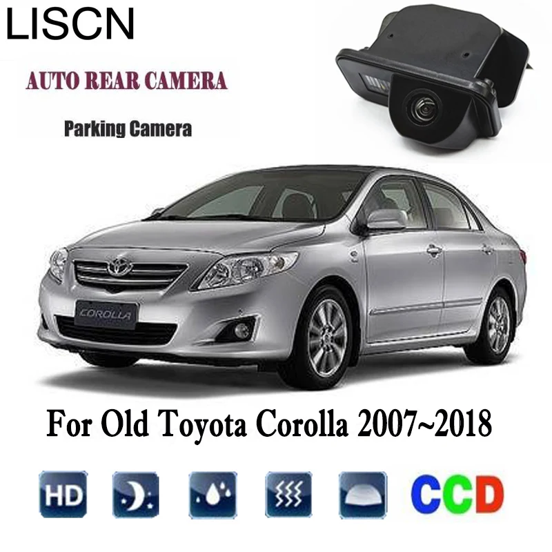 

Rearview Camera For Old Toyota Corolla 2007~2018 2011 2012 2013 2015 2017 CCD Night Vision Rear View Camera license plat Camera