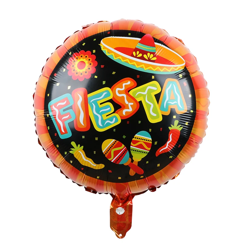 50 шт в наборе 18 дюймов Fiesta вечерние воздушными шарами украшения Globos Мексика