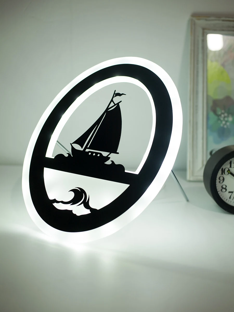 Акция на день рождения/Творческие Подарки к Рождеству Акриловые USB LED ночные