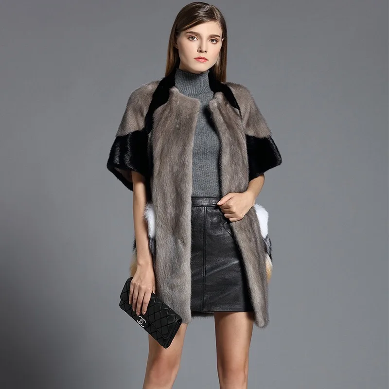 2021 бренд класса люкс для женщин натуральная норковая Меховая куртка длинная