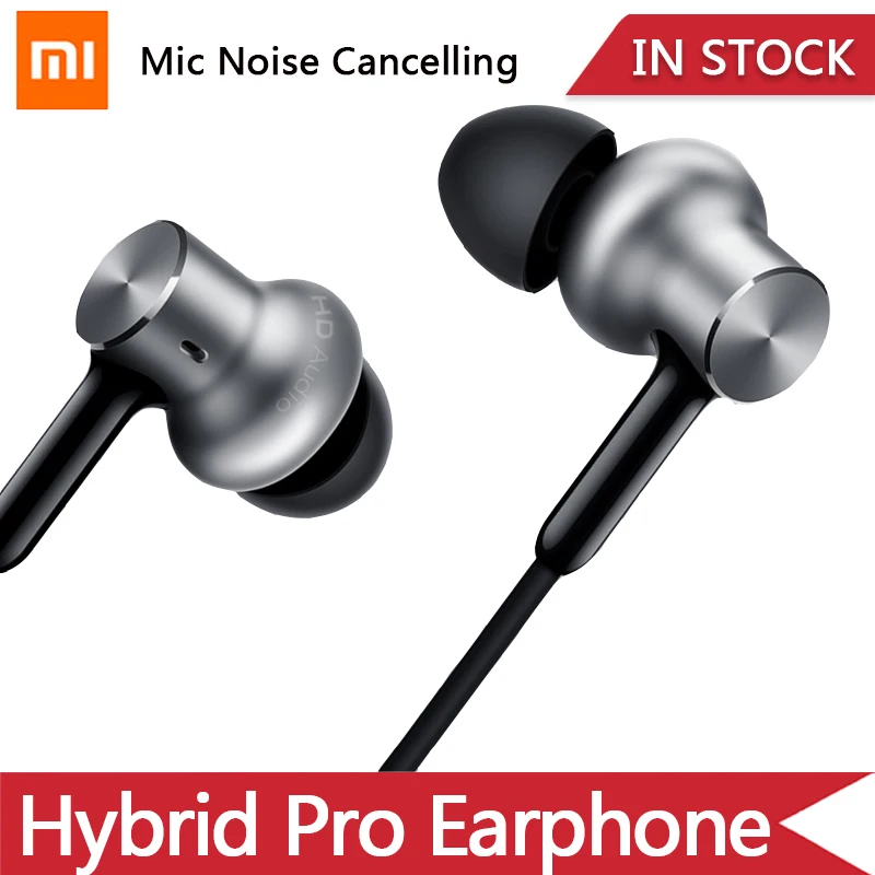 Новые оригинальные Xiaomi mi наушники-вкладыши Hybrid Pro HD Xiao mi c с шумоподавлением mi гарнитура для Мобильные телефоны Android IOS Телефон