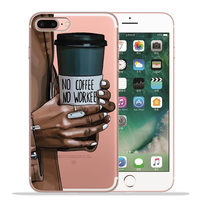 15 Чехол для iphone 8 модный прозрачный чехол для девушек и женщин для iphone 7 X XS Max XR 6 7 8 Plus 5S Новое поступление чехол Etui - Цвет: 15