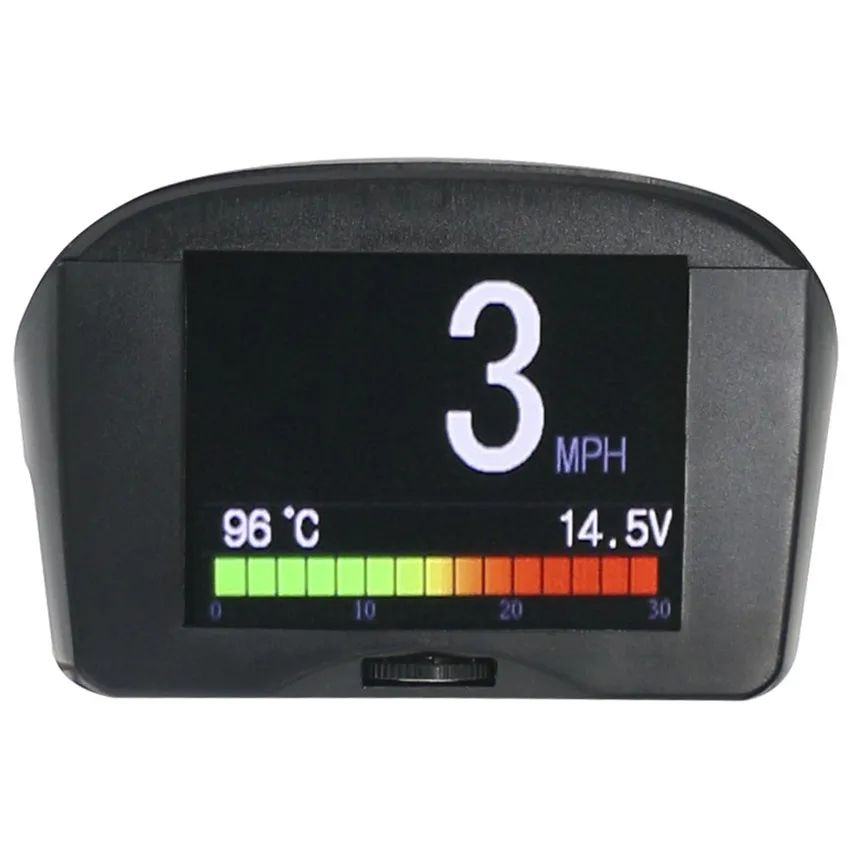 2,4 ''AUTOOL многофункциональный автомобильный OBD Умный Цифровой Измеритель и сигнализация код неисправности температура воды датчик напряжения измеритель скорости дисплей