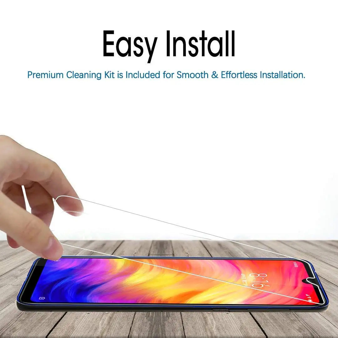 Закаленное стекло для Xiaomi Redmi Note 7 Pro 2 шт. Защита экрана Note7 защитная пленка |