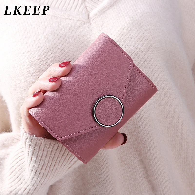 Женский маленький кошелек Cartera Mujer роскошный кожаный мини и сумочка короткий