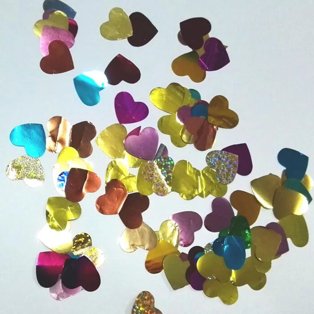 150 г разноцветное сердце любовь свадьба годовщина вечерние Оловянная ткань