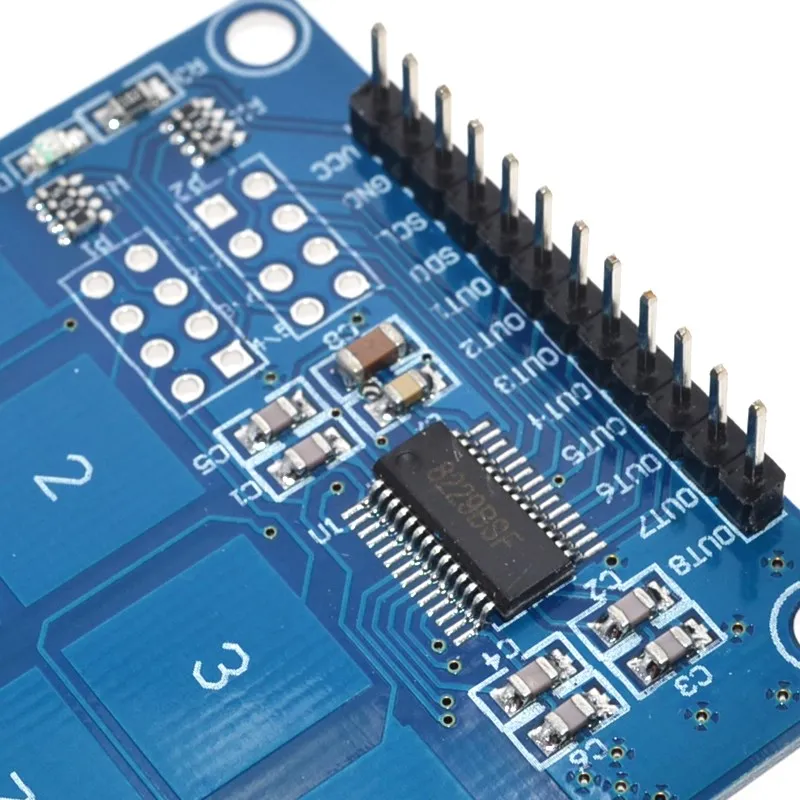 TTP229 16 канальный цифровой емкостный сенсорный модуль переключателя для Arduino|module