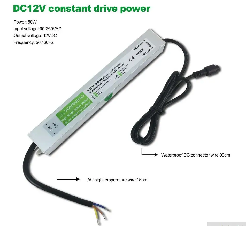 2-контактный водонепроницаемый коннектор-адаптер винтовой замок электрический