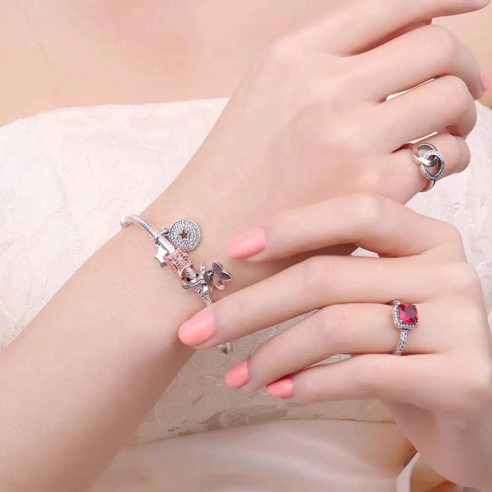 Jewelrypalace Бабочка Фея Белый муранского Стекло и проложить кубического циркония